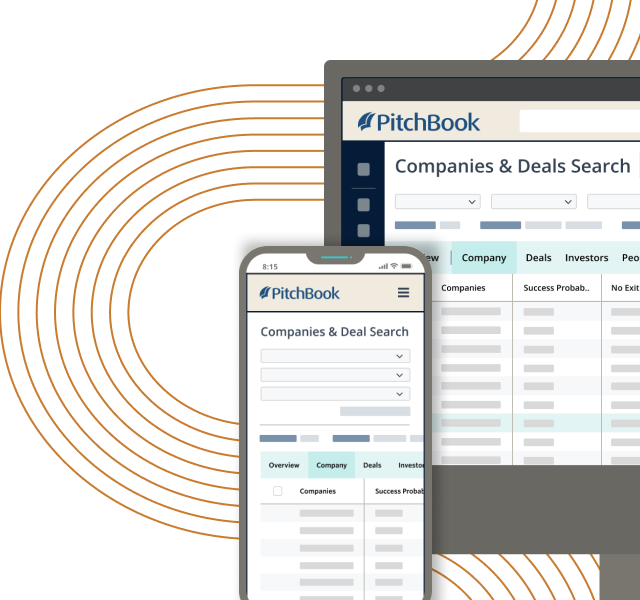 PitchBook product imagery